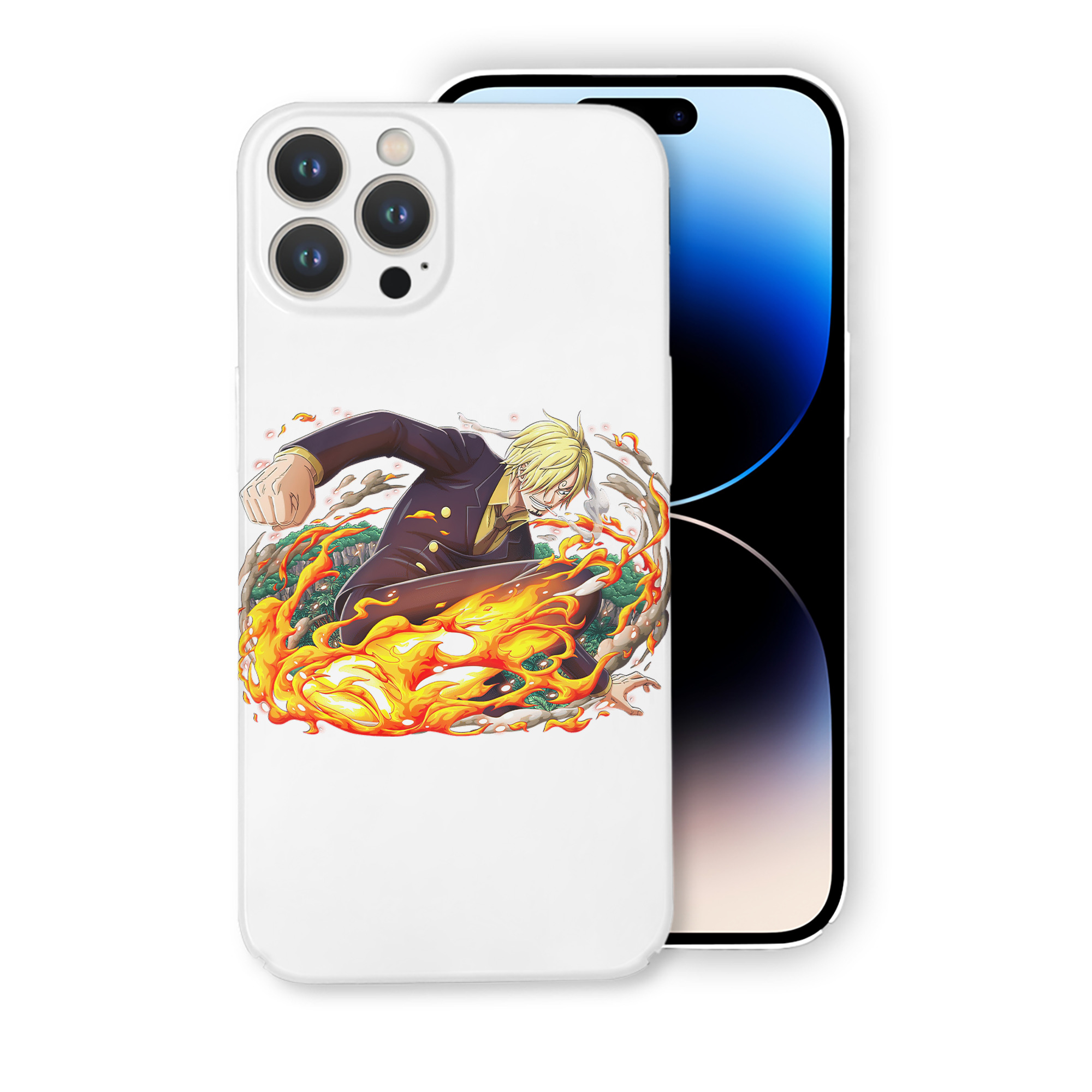 （画像用） ワンピース サンジ ONE PIECE Sanji 【iPhone 14シリーズ対応】ハードケース